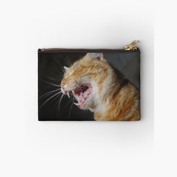 Item preview, Ginger cat yawning   designed and sold by turniptowers.