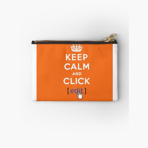 Item preview, Keep Calm and Click Edit designed and sold by Stef Jager.