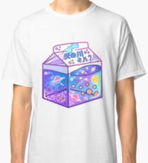 Camiseta clásica Cartón de leche de la vía láctea