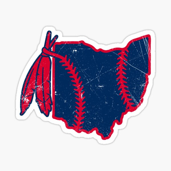 Chief Wahoo STICKER Tribute Cleveland Indians Vinyl MLB Baseball Headdress