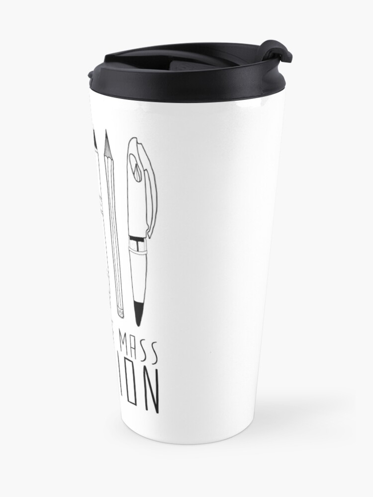 Alternate view of Weapons Of Mass Creation Travel Mug