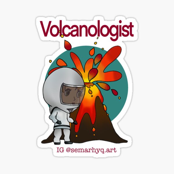 Volcanologist Sticker