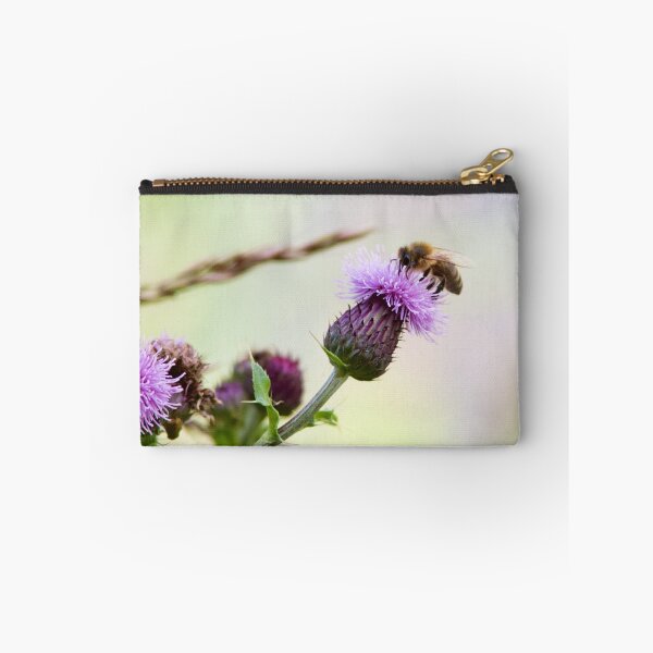 Item preview, Honey Bee (Apis Mellifera) on a Purple Thistle designed and sold by Rob Cole Photography.