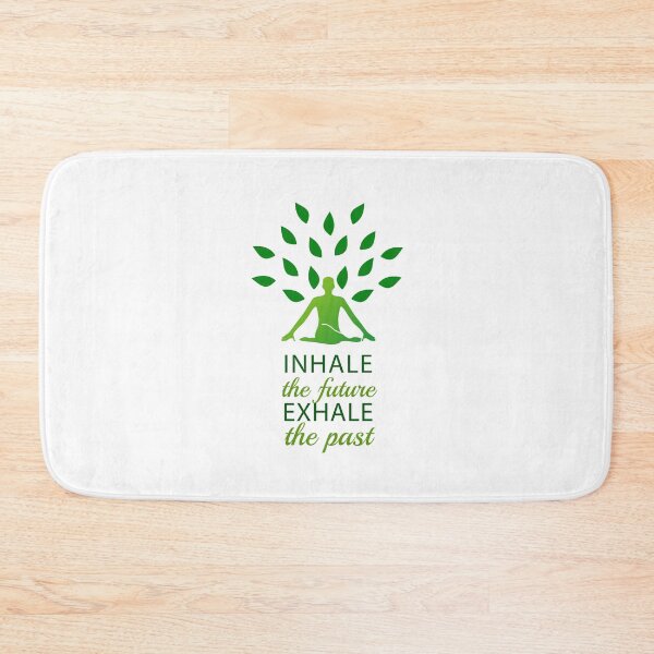 Item preview, Meditation- Inhale the future and exhale the past. designed and sold by Shawlin Islam.