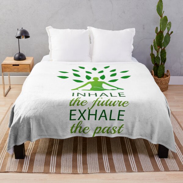 Item preview, Meditation- Inhale the future and exhale the past. designed and sold by Shawlin Islam.