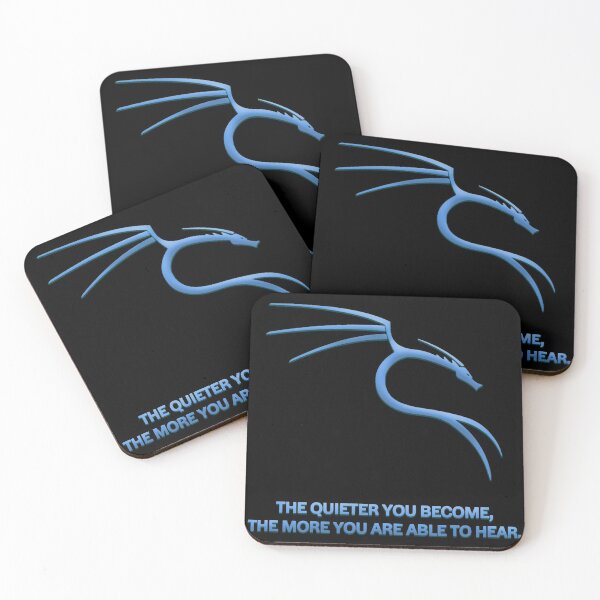 Kali Linux | The Quieter You Become Coasters (Set of 4)