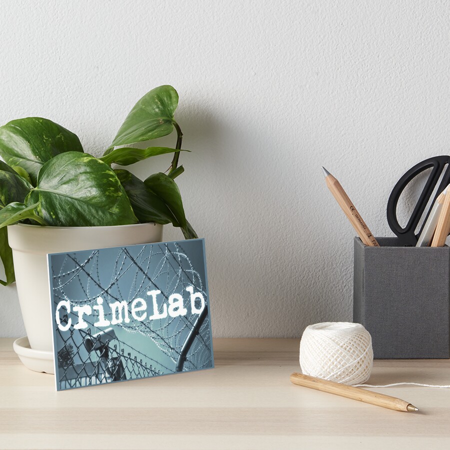 Item preview, Art Board Print designed and sold by CrimeLab.