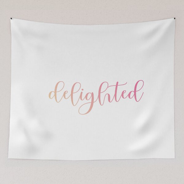 Item preview, Delighted or happy is a moment when one feels overjoyed- A motivational quote for mindful people designed and sold by Shawlin Islam.