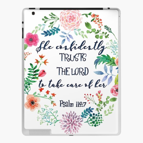Psalm 112:7 iPad Skin