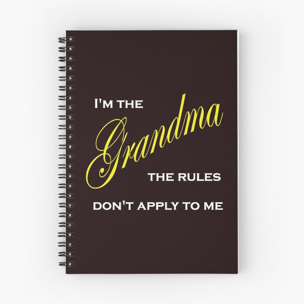 Item preview, I'm the Grandma The Rules Don't Apply To Me - yellow designed and sold by StudioN.