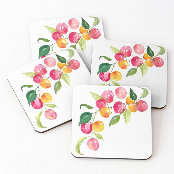 Item preview, Watercolor plums designed and sold by cindybarillet.