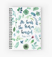 Psalm 147:3 Spiral Notebook