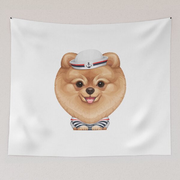 Item preview, Pomeranian Sailor designed and sold by anmlz.