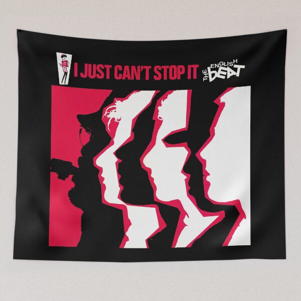 Item preview, The English Beat - I Just Can't Stop It (British 2-Tone Ska) Version 2, Transparent black designed and sold by TheSmartChicken.
