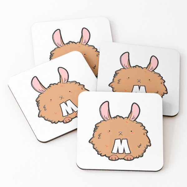 Item preview, Alphabet Letter M Bad Hare Day  designed and sold by kidsmonogram.