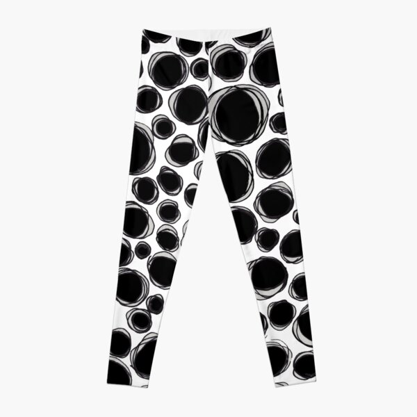 Doodled Circle Love Leggings