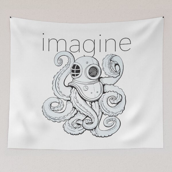 Item preview, Imagine Music Festival Diver Octopus designed and sold by Bria Jackson.