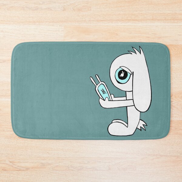 Item preview, Tech Phone Addict Lop Ear Bunny vector  designed and sold by suekieper.