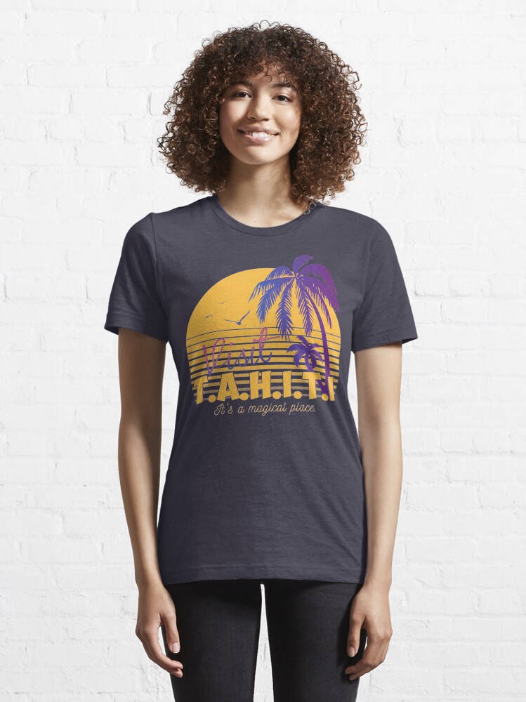 Alternate view of Magical Tahiti AOS Sheild Essential T-Shirt