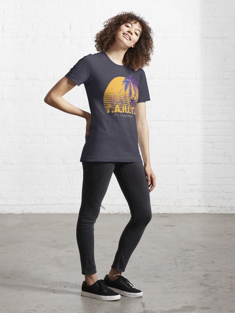 Alternate view of Magical Tahiti AOS Sheild Essential T-Shirt