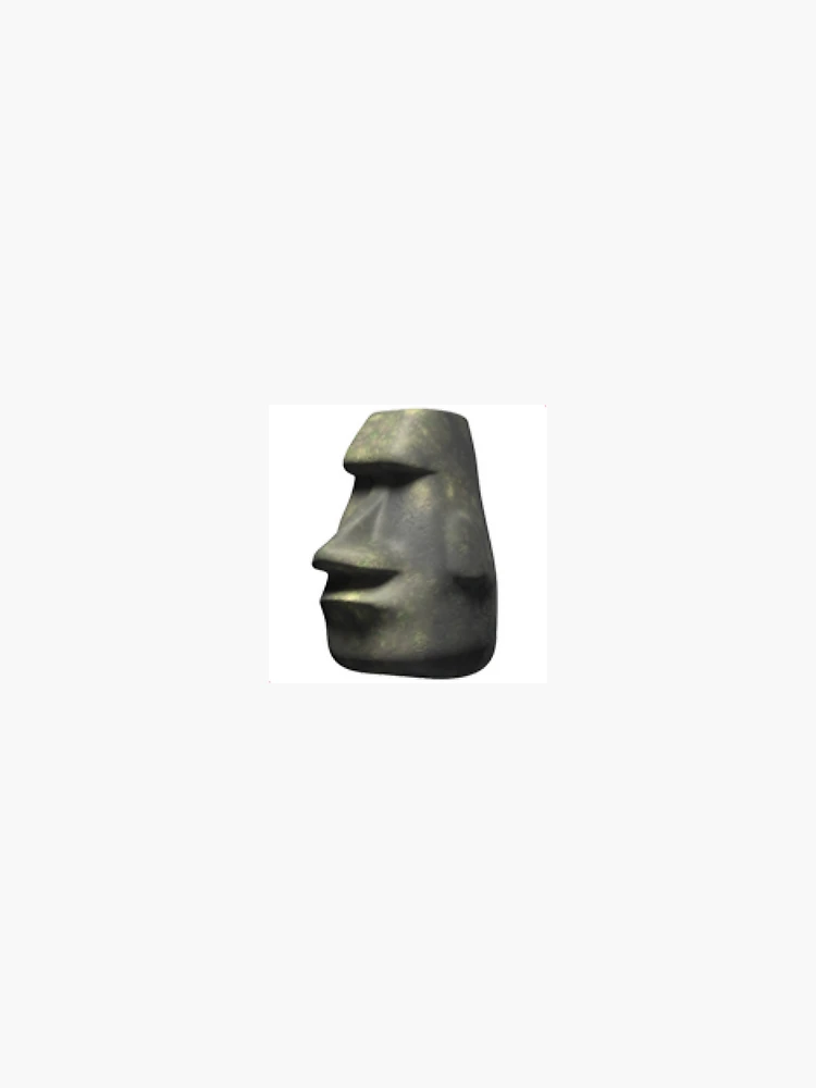 MOAI - Emoji - Easter Island - Rapa Nui - Sticker Magnet for Sale