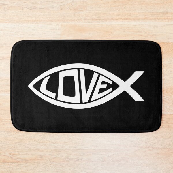 Item preview, Ichthus Love Christian Fish Symbol designed and sold by hobrath.