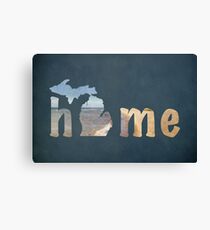 Michigan, My Home Canvas Print