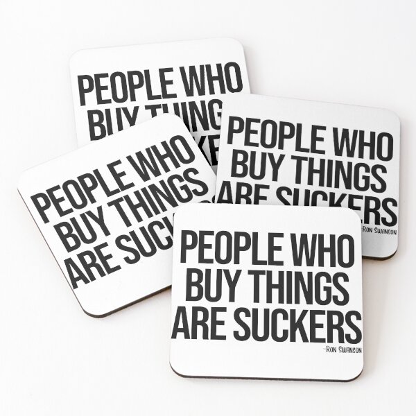 Item preview, Ron Swanson Suckers Quote designed and sold by WWROBEL SHOP.