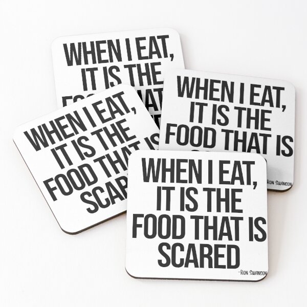 Item preview, Ron Swanson Food Quote designed and sold by WWROBEL SHOP.