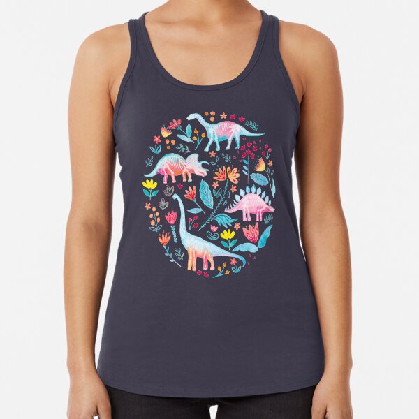 Dinosaur Delight Racerback Tank Top