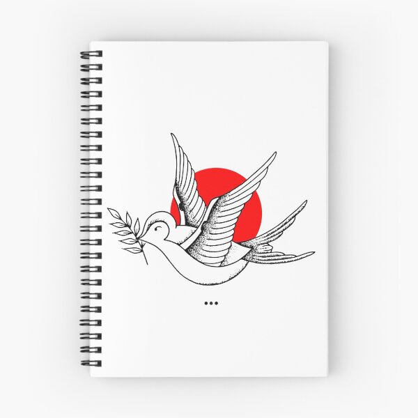 Item preview, Old School Tattoo Swallow designed and sold by SoulArtLove.