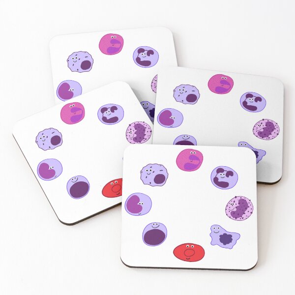 Item preview, Smiley Blood Cells designed and sold by starrypanda.