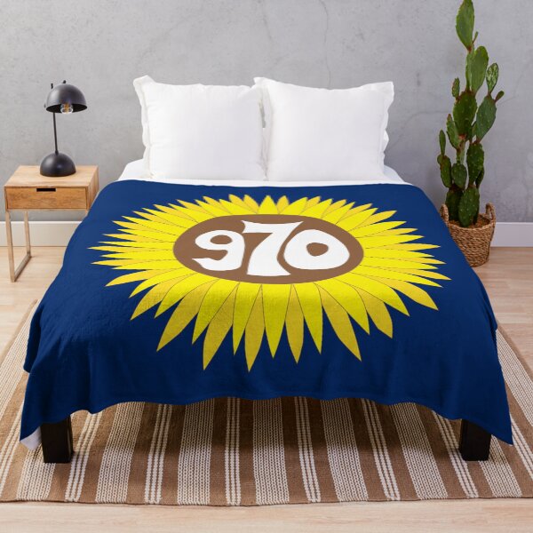 Item preview, Hand Drawn Colorado Sunflower 970 Area Code designed and sold by itsrturn.
