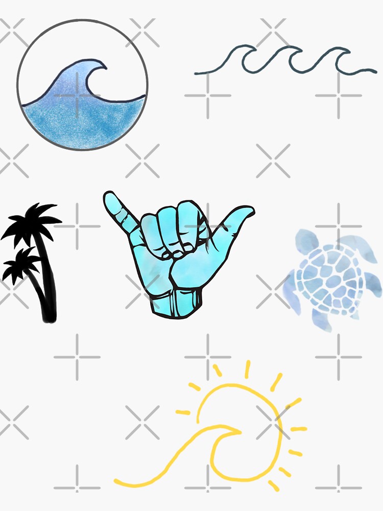 Beach Sticker Pack by JuliesDesigns
