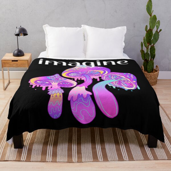 Item preview, Imagine Music Festival Trippy Mushroom and Psychedelic Eyes Print designed and sold by Bria Jackson.