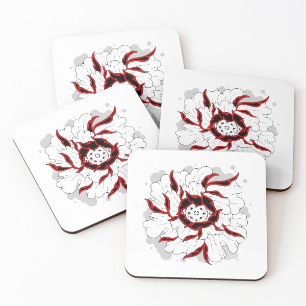 Item preview, Old School Tattoo Wild Peony designed and sold by SoulArtLove.
