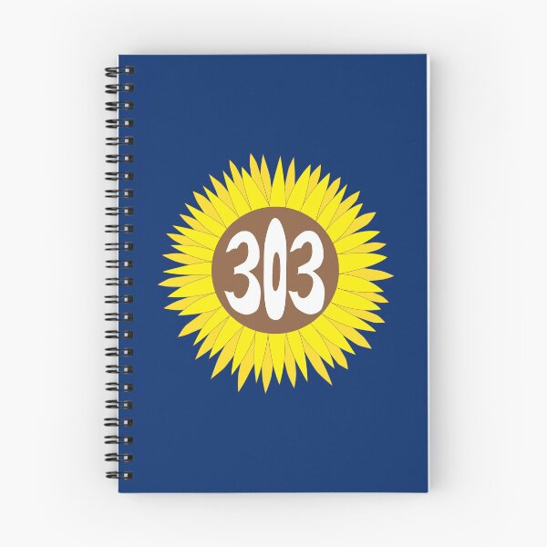 Item preview, Hand Drawn Colorado Sunflower 303 Area Code designed and sold by itsrturn.