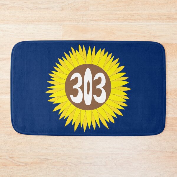 Item preview, Hand Drawn Colorado Sunflower 303 Area Code designed and sold by itsrturn.