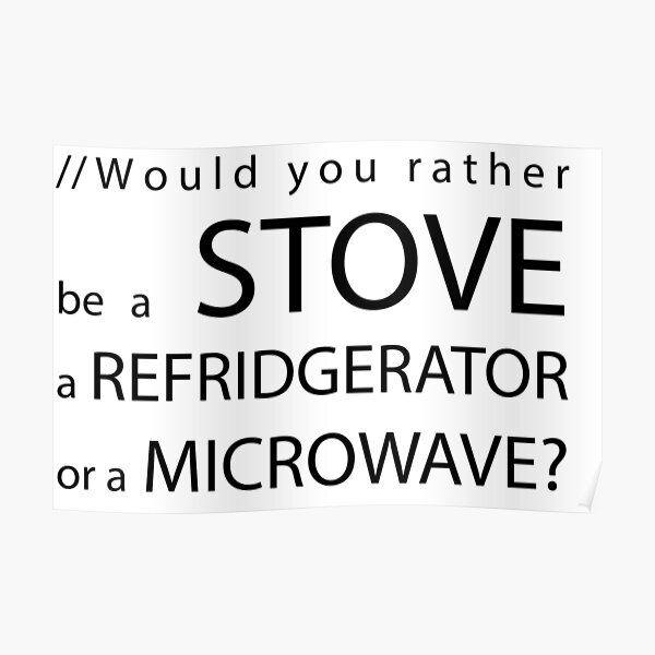 Would you rather Poster