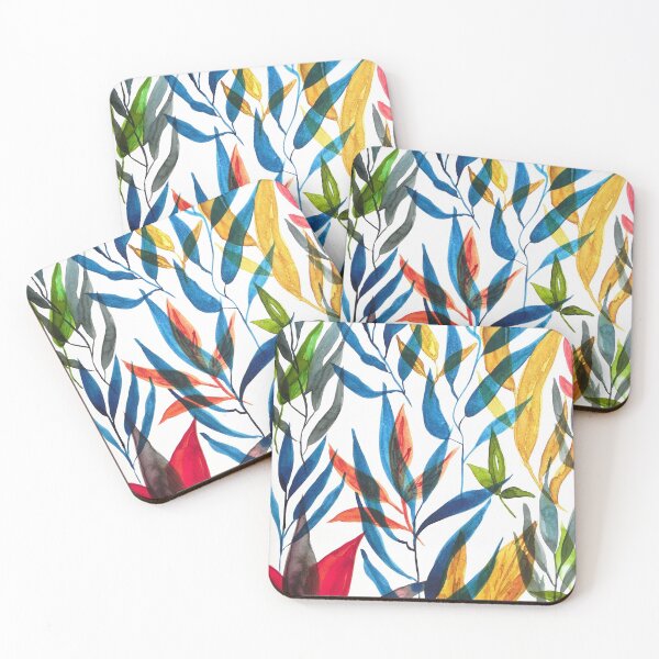 Item preview, Overlapping leaves, eucalyptus designed and sold by Myartspace.