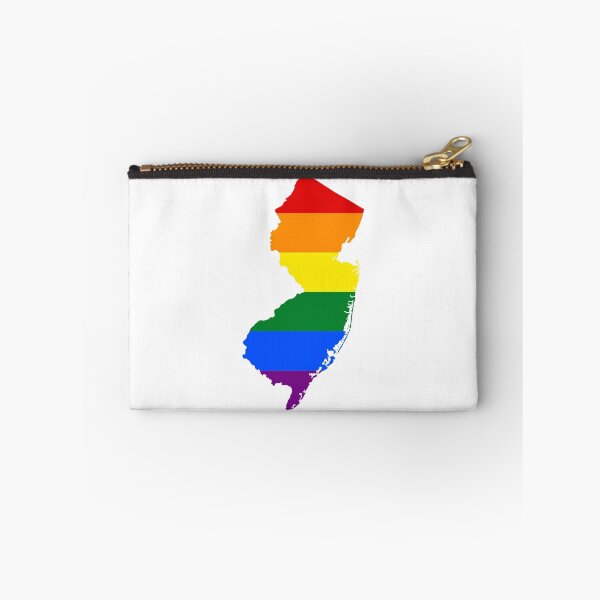 Item preview, LGBT Flag Map of New Jersey  designed and sold by abbeyz71.
