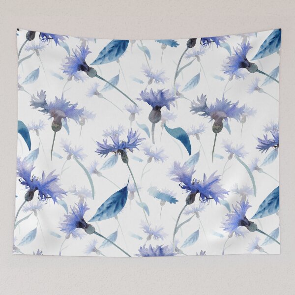Item preview, Blue cornflowers designed and sold by Emma   Reznikova.