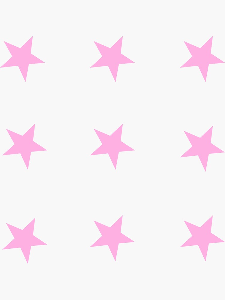 mini pink star stickers Sticker for Sale by Sydney McGovern