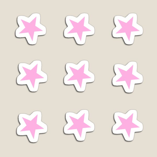 mini pink star stickers Sticker for Sale by Sydney McGovern