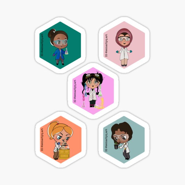 We are Scientists - Hex Sticker Sticker