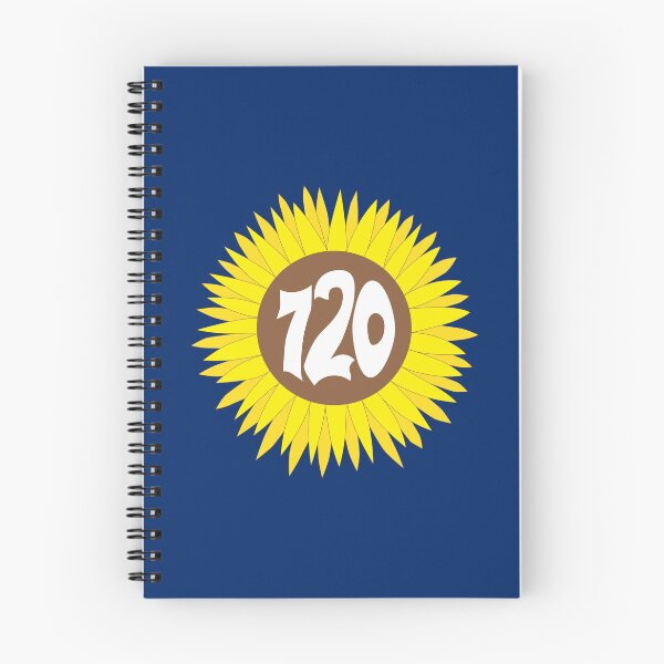 Item preview, Hand Drawn Colorado Sunflower 720 Area Code designed and sold by itsrturn.