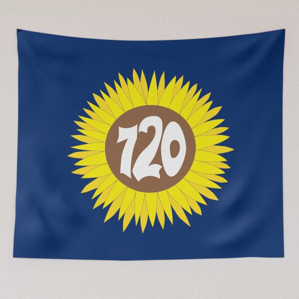 Item preview, Hand Drawn Colorado Sunflower 720 Area Code designed and sold by itsrturn.