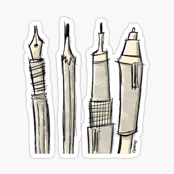 Drawing Tools No. 1 Sticker