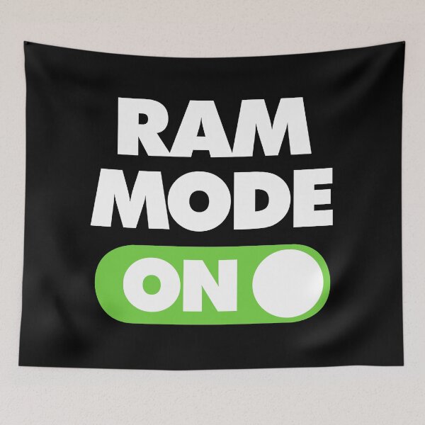 Item preview, Ram Mode ON Funny Sports Saying designed and sold by elhefe.