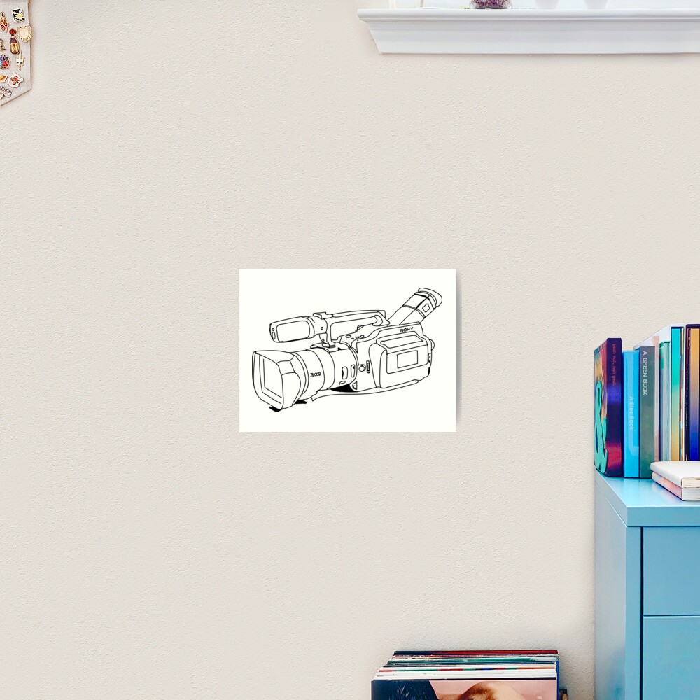 "Sony Vx1000 Vx2000 Video Camera Digitial Drawing Illustration" Art